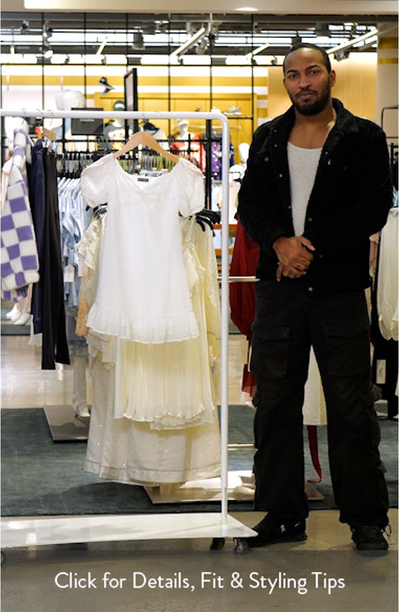 Kids' Twist Front Clip Dot Party Dress, sales video thumbnail