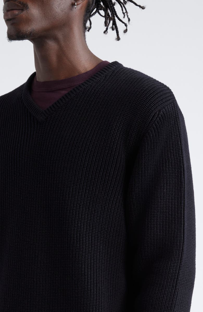 Noah V-Neck Shaker Knit Sweater, Alternate, color, 