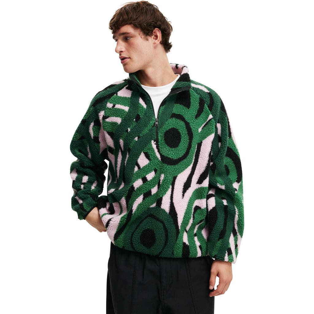 Cotton On Men's Long Sleeve Sweatshirt In Green Tylah Saunders -