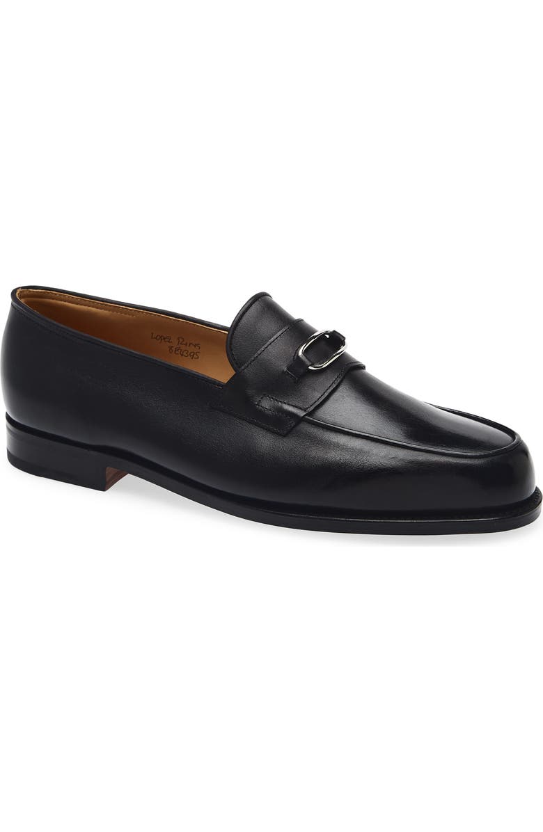 John Lobb Lopez Ring Penny Loafer, Main, color, Black