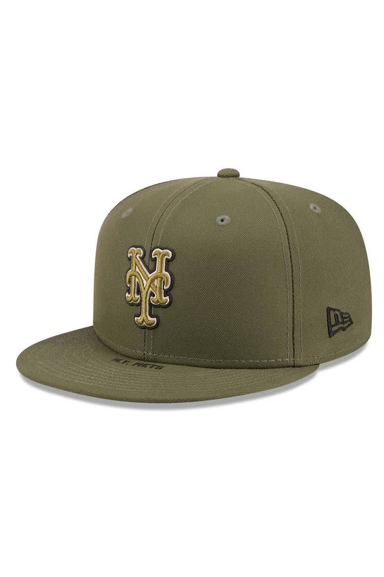 Men's New Era  Olive New York Mets 2026 Armed Forces Day 59FIFTY Fitted Hat, Alternate, color, Olive