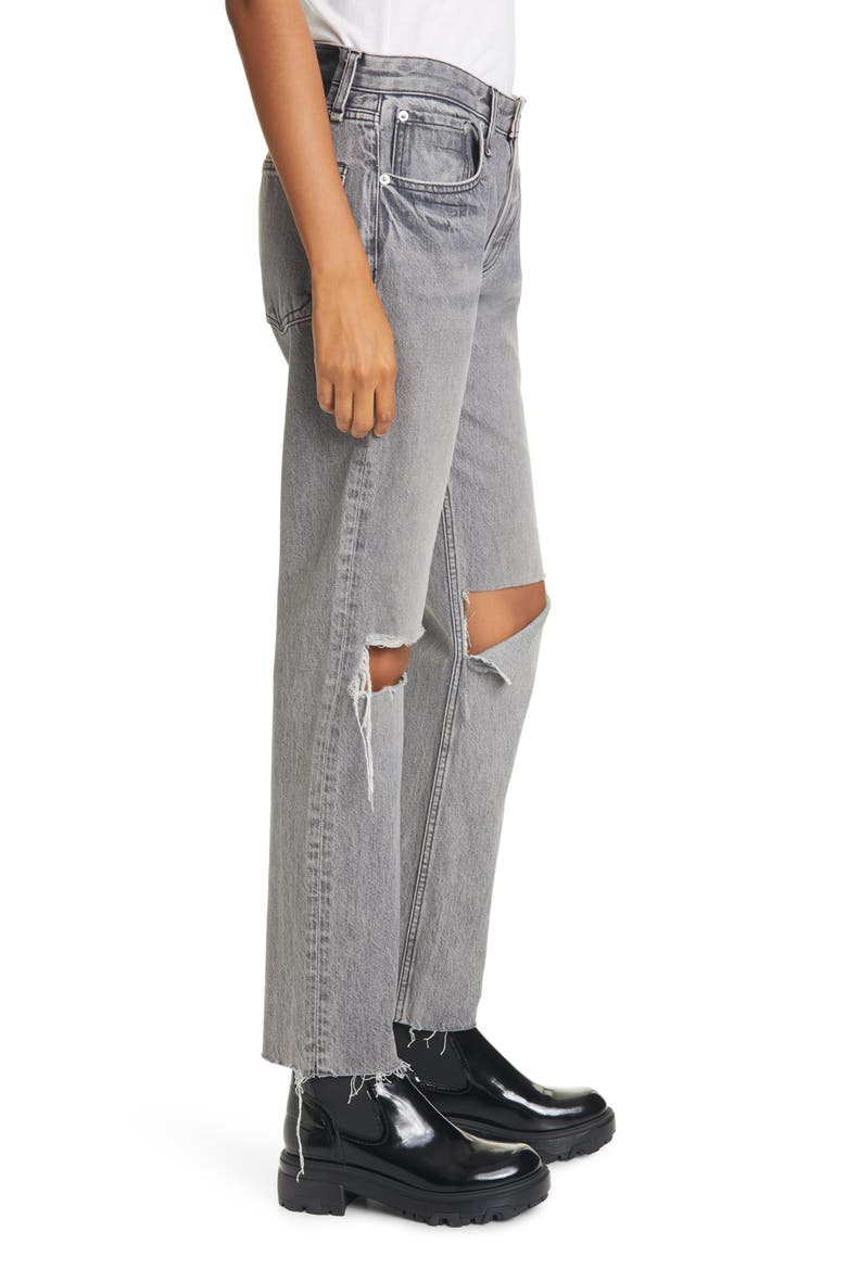Rosa Ripped Mid Rise Boyfriend Jeans, Alternate, color, ZEUS