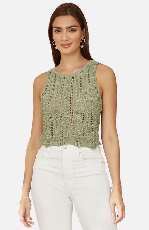 Crochet Knitted Tank Top