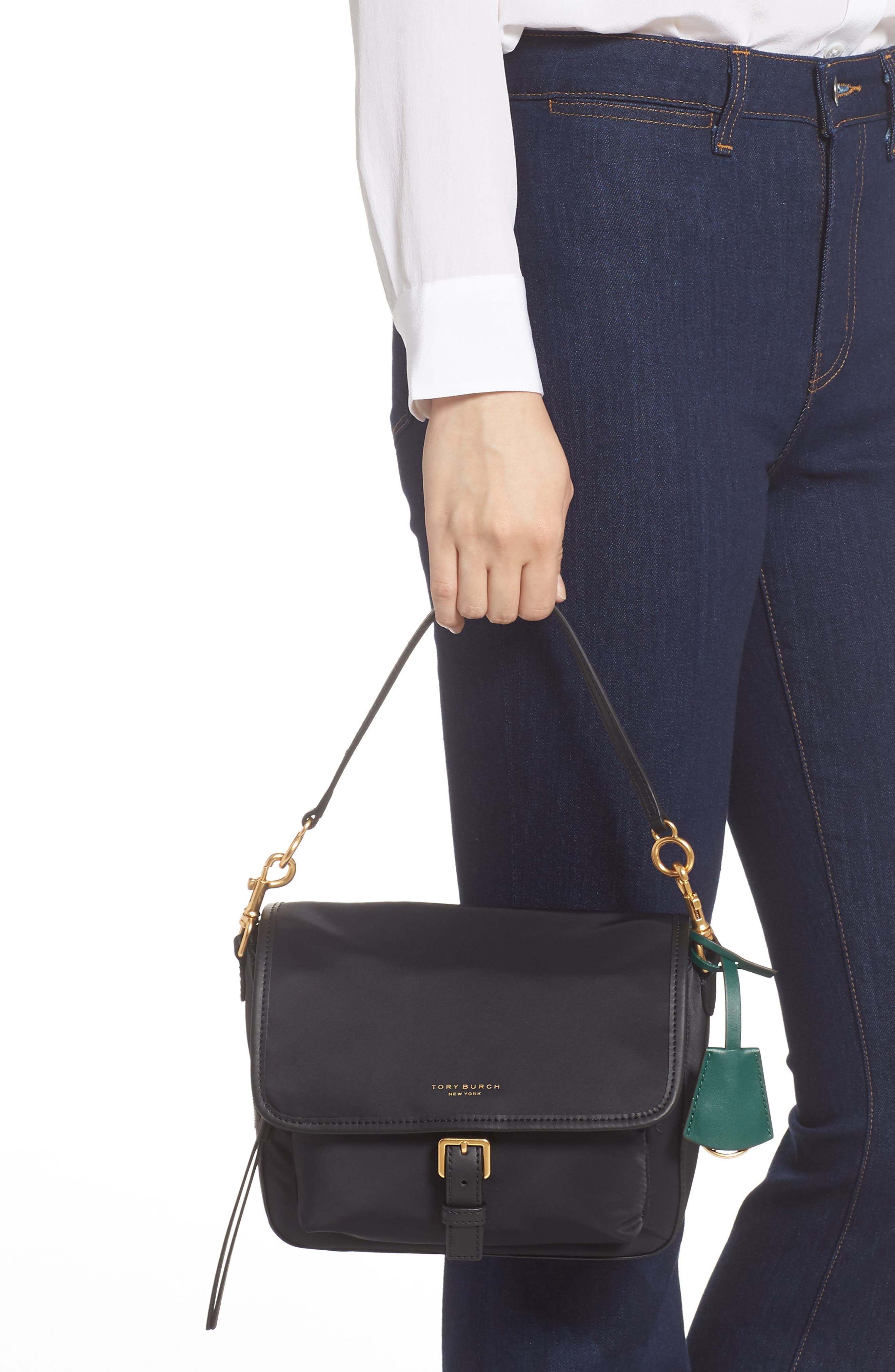 Tory Burch Perry Nylon Crossbody Bag, Alternate, color, 