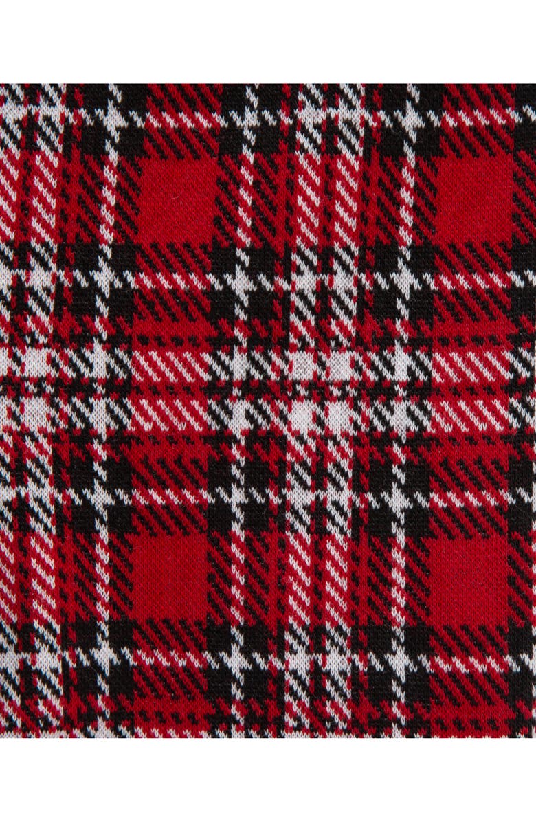 Little Me Cardigan, Bodysuit & Leggings Set, Alternate, color, Red Plaid