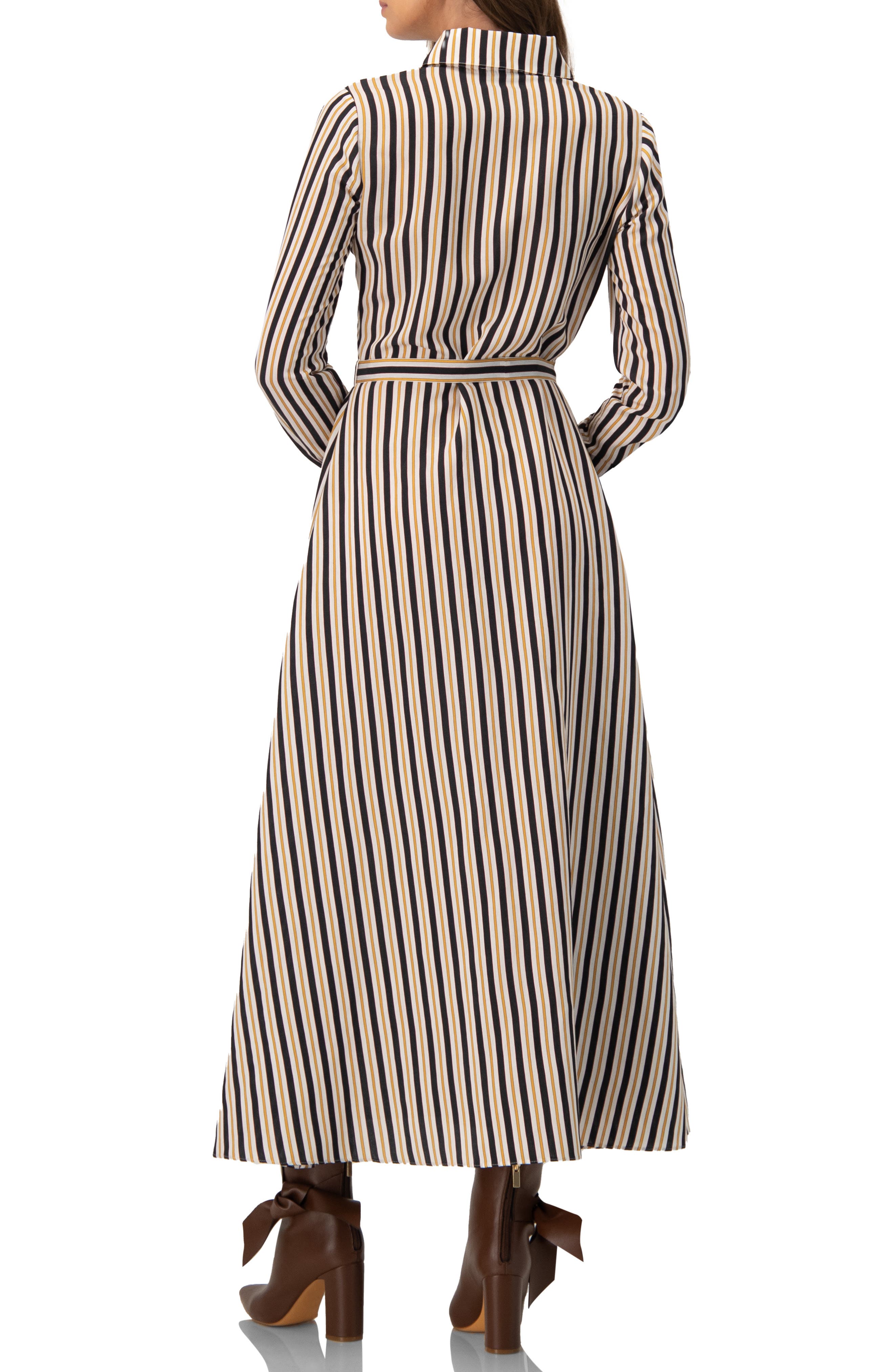 Long Striped Shirt Dress - image 2