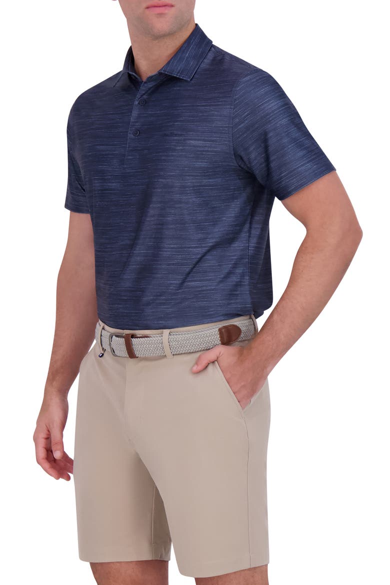 Mélange Stretch Tech Polo, Alternate, color, NAVY
