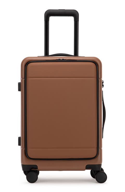 Hue 22-Inch Front Pocket Carry-On Suitcase