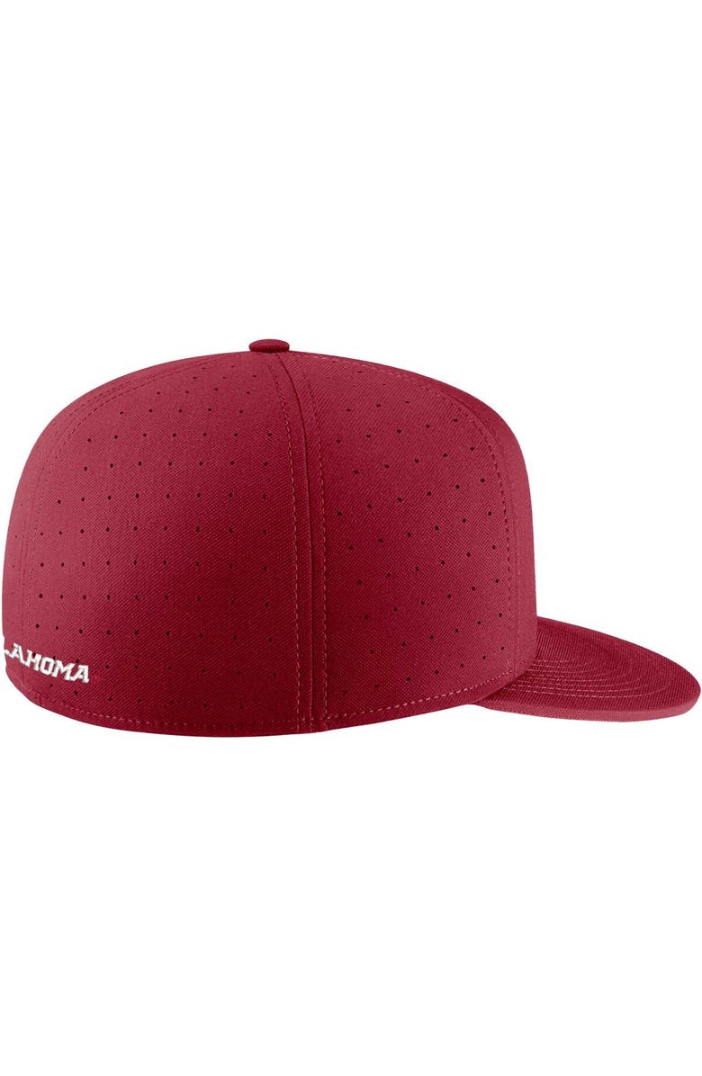 Nike Men's Nike Crimson Oklahoma Sooners True Performance Fitted Hat, Alternate, color, 