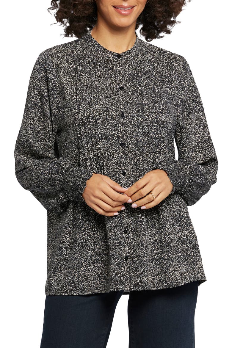 Pleated Peasant Blouse, Main, color, MEADOWLARK