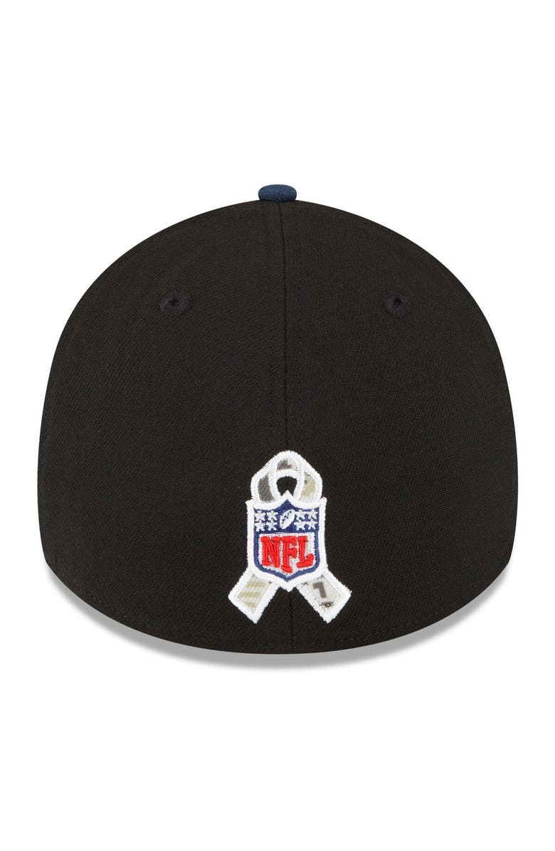New Era Men's New Era Black/Navy Tennessee Titans 2022 Salute To Service 39THIRTY Flex Hat, Alternate, color,