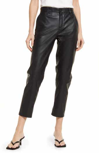 AG Caden Crop Faux Leather Pants