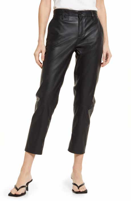 AG Caden Crop Faux Leather Pants
