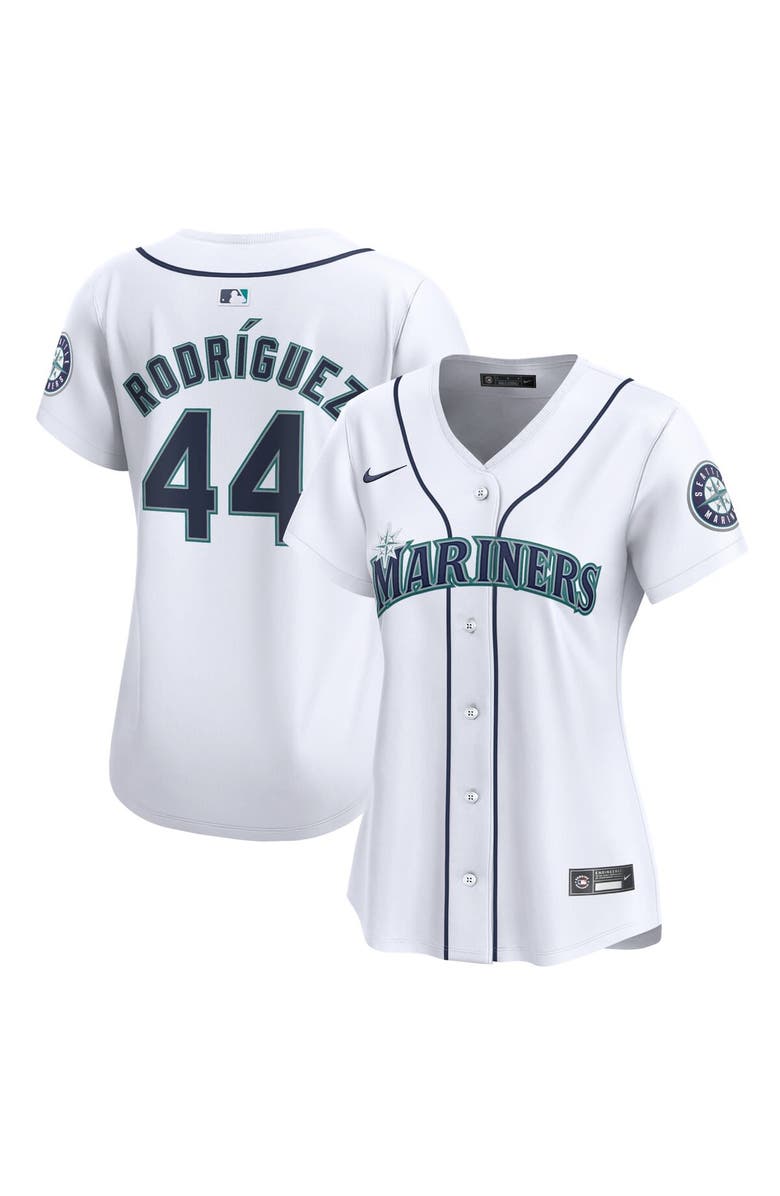 Nike Women's Nike Julio Rodríguez White Seattle Mariners Home Limited Player Jersey, Main, color, White