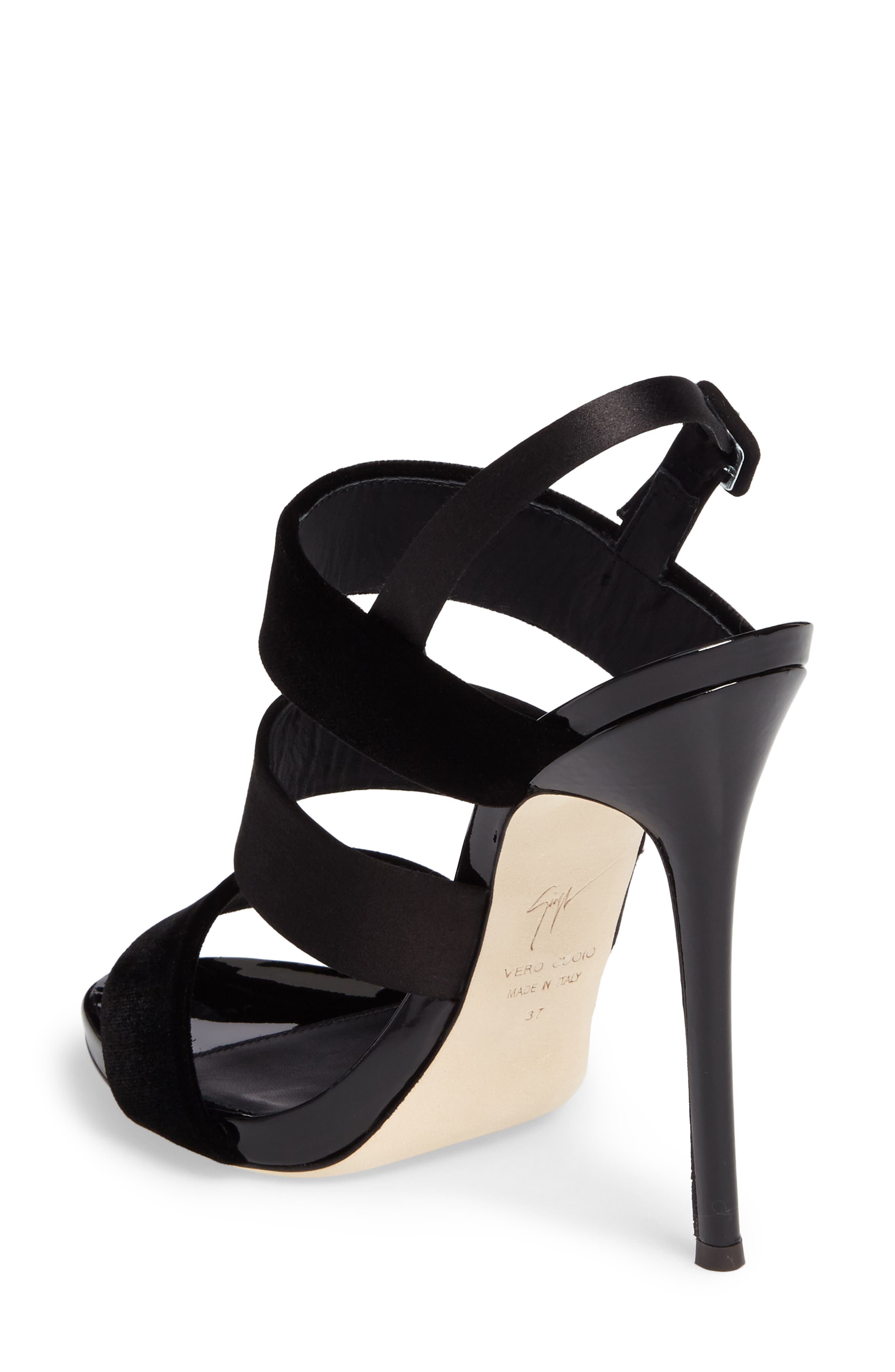 Giuseppe Zanotti Strappy Slingback Sandal, Alternate, color, 