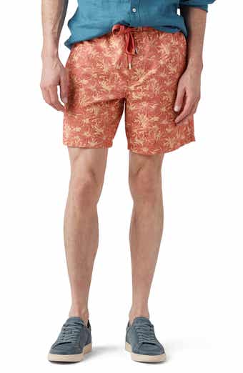 Main Beach Floral Stretch Cotton Drawstring Shorts