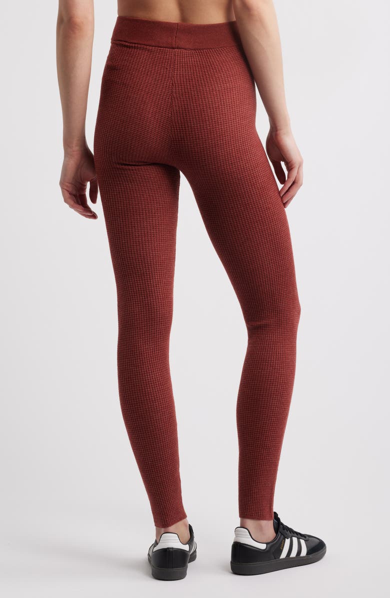 Fear of God Essentials Waffle Knit Leggings, Alternate, color, 