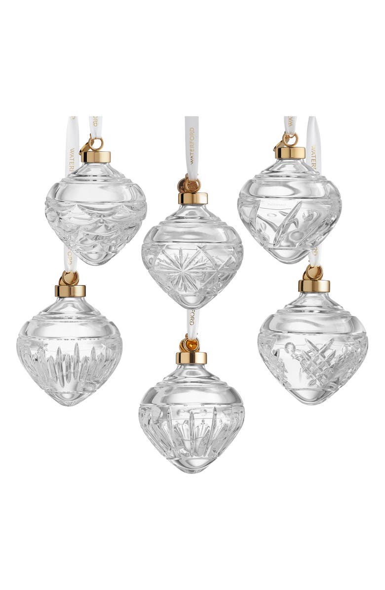 Waterford Winter Wonders Set of 6 Bauble Ornaments, Main, color,