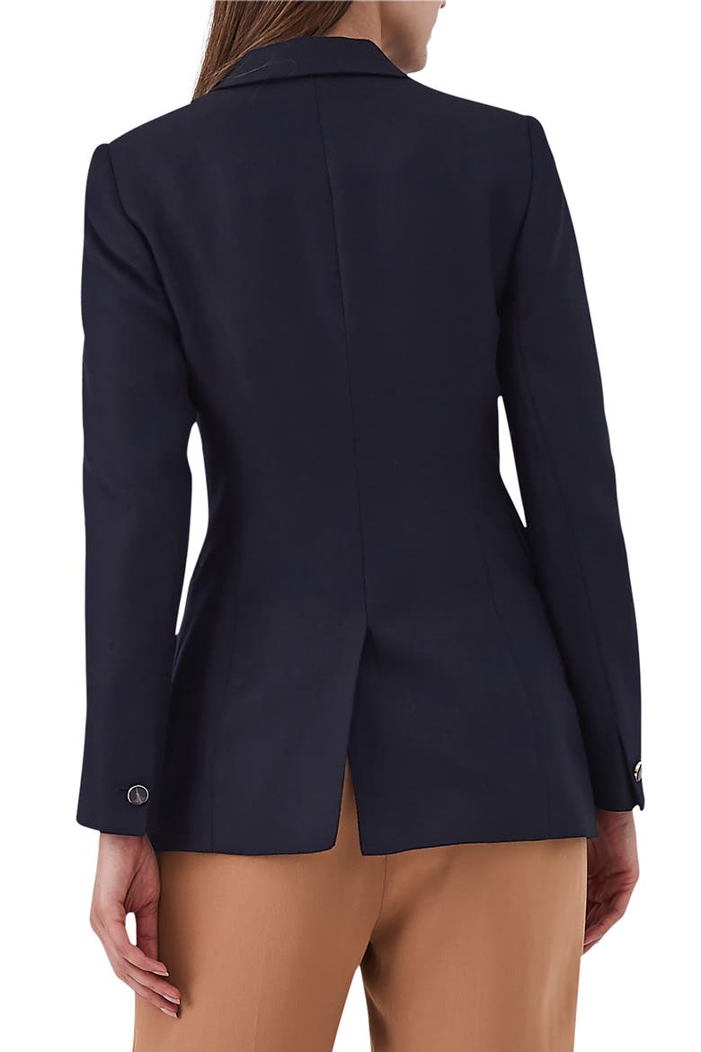 Tate Double Breasted Jacket, Alternate, color, NAVY
