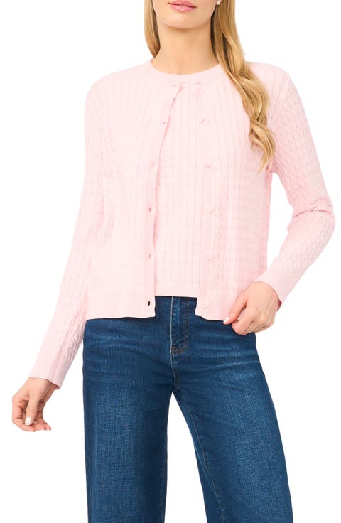 Cable Stitch Cotton Cardigan