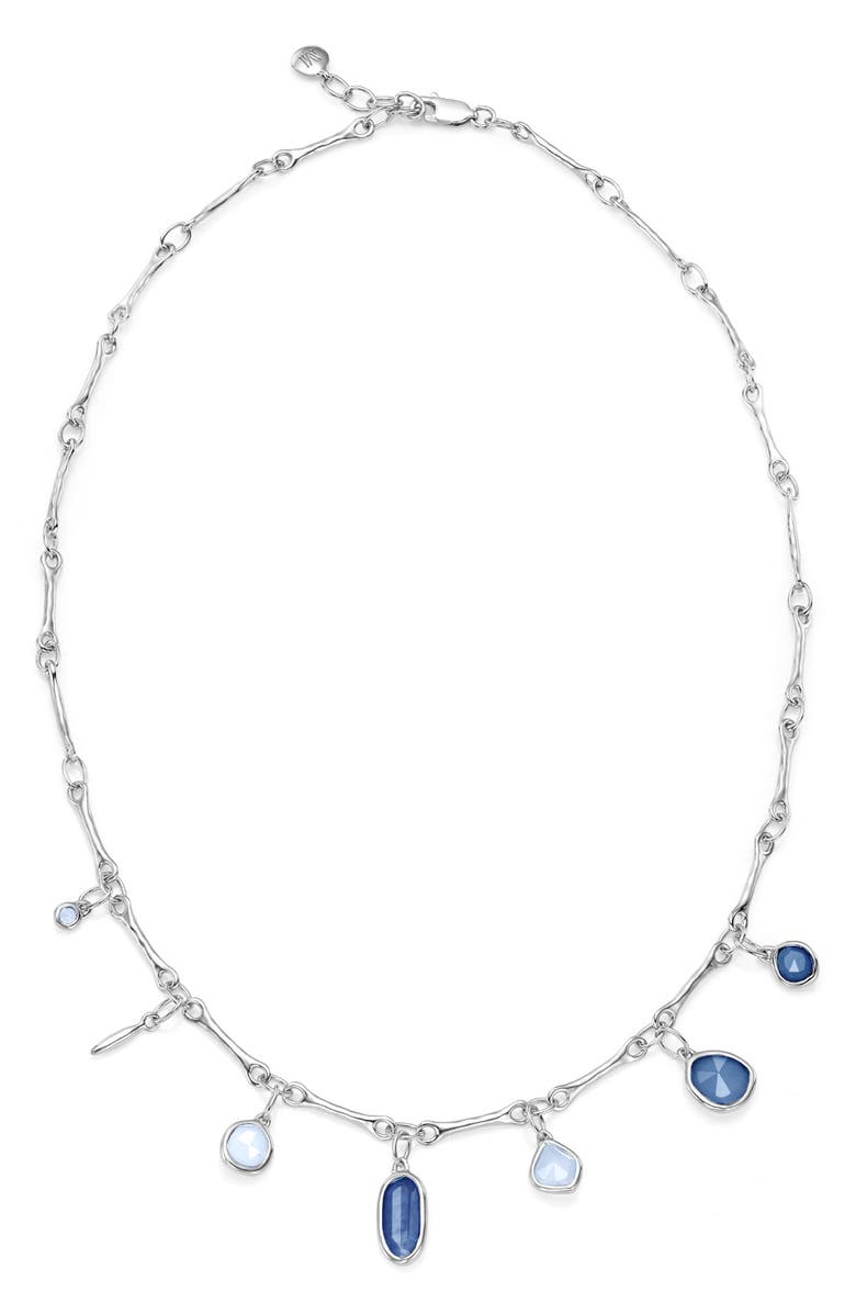 Monica Vinader Siren Tonal Charm Shaker Necklace, Main, color,