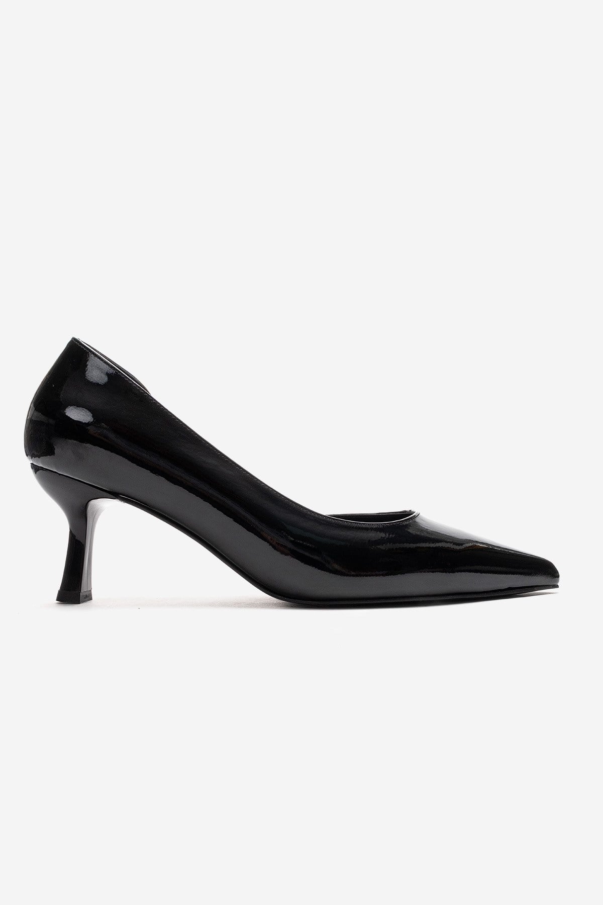 Arel Pointed Toe Pump, Alternate, color, Black Patent
