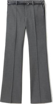 MANGO Selection Belted Straight Leg Pants