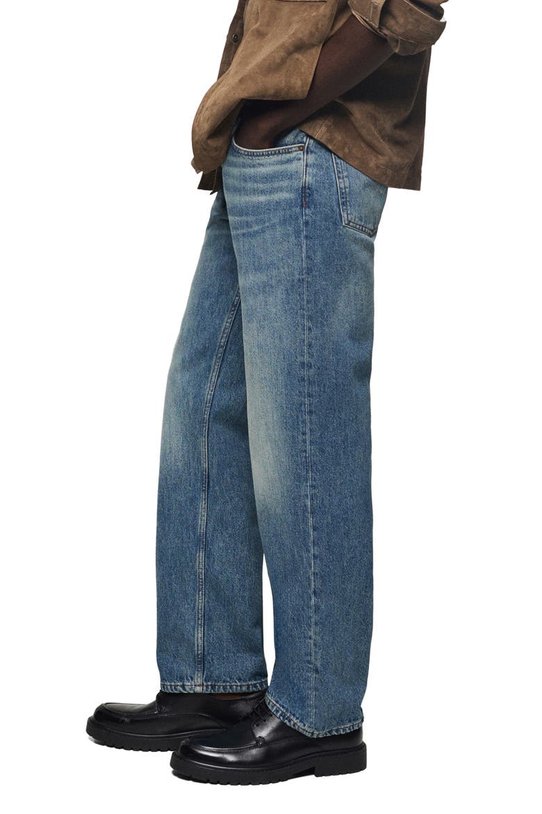 Straight Leg Jeans, Alternate, color, MEDIUM VINTAGE BLUE