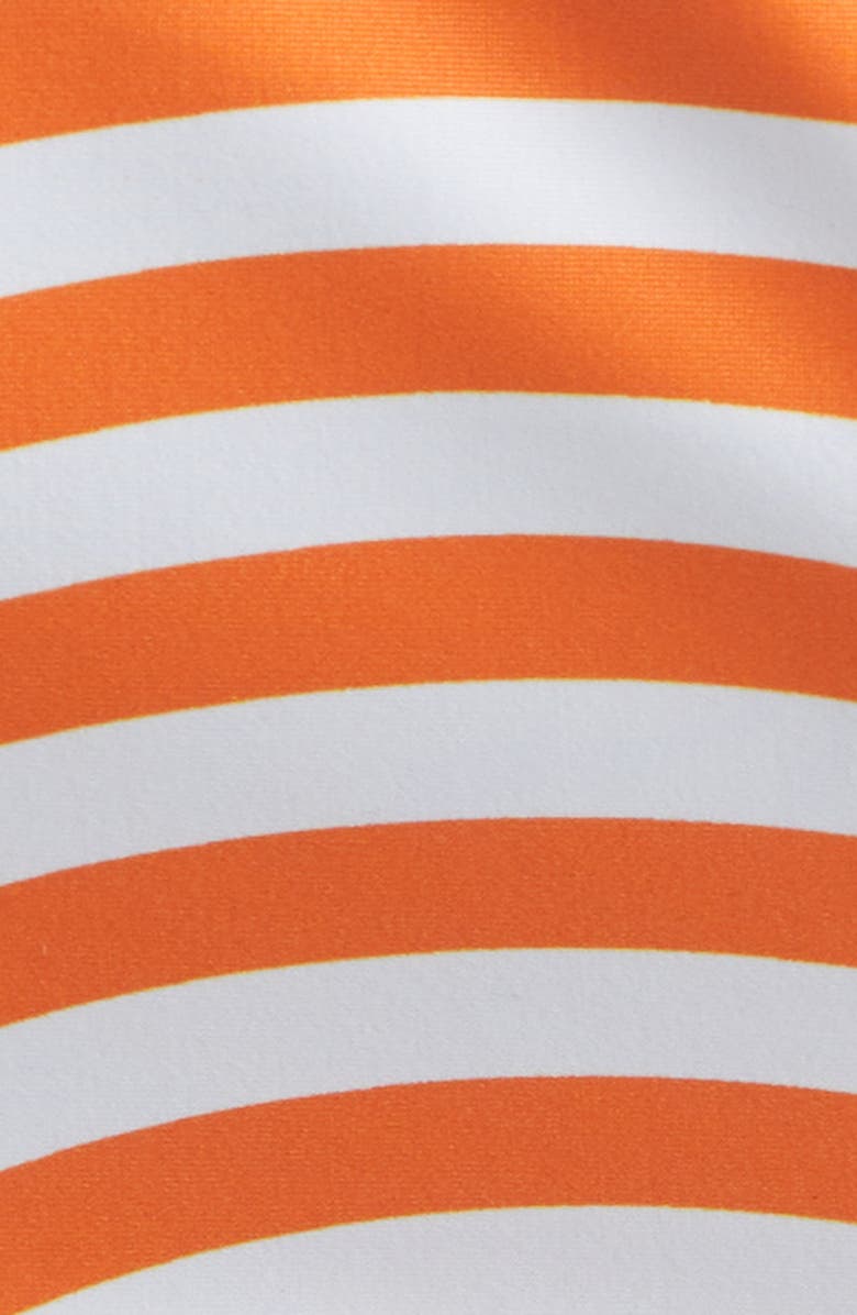 Jean Paul Gaultier Spiral Print Jersey Tank, Alternate, color, White/ Orange