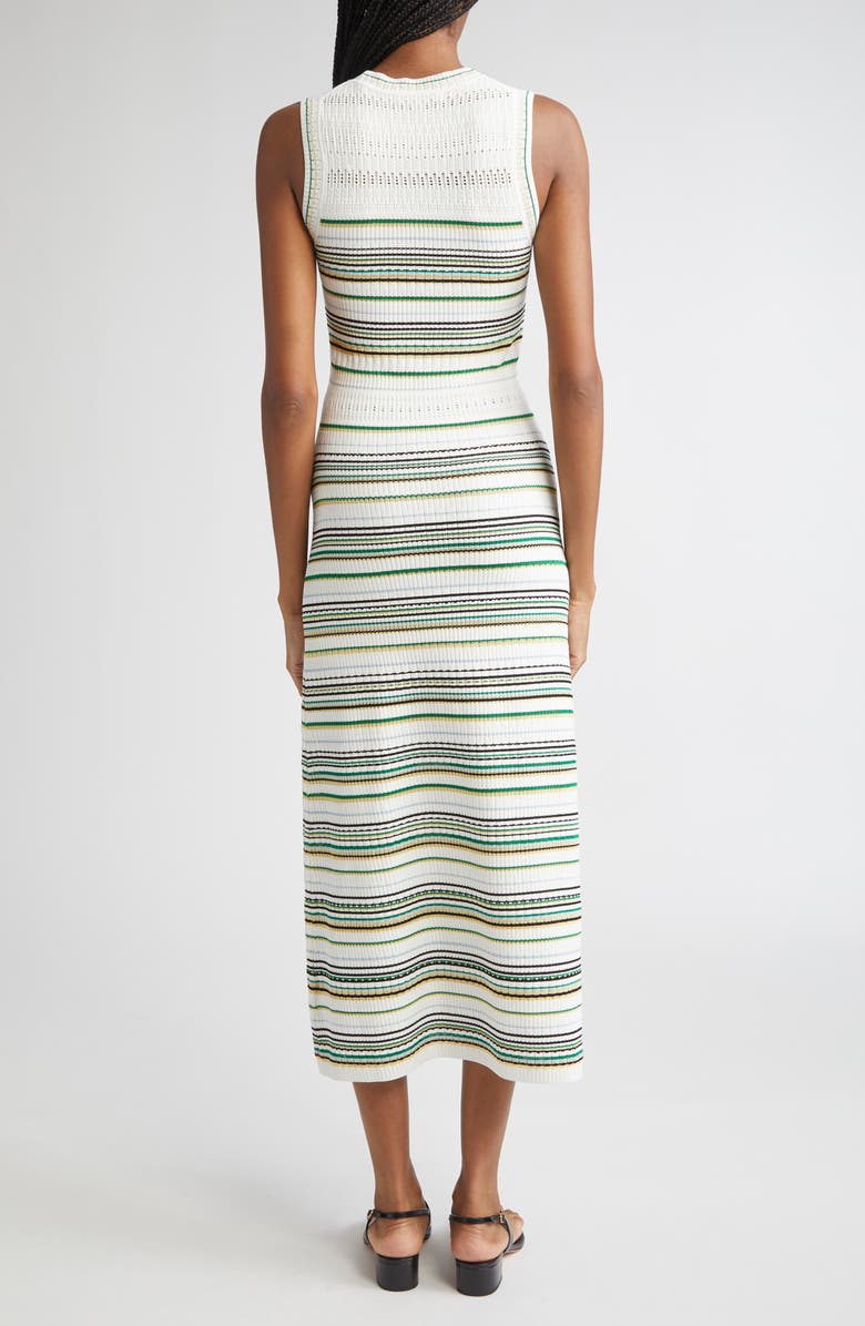 Veronica Beard Dawn Sleeveless Knit Dress, Alternate, color, Off White Multi