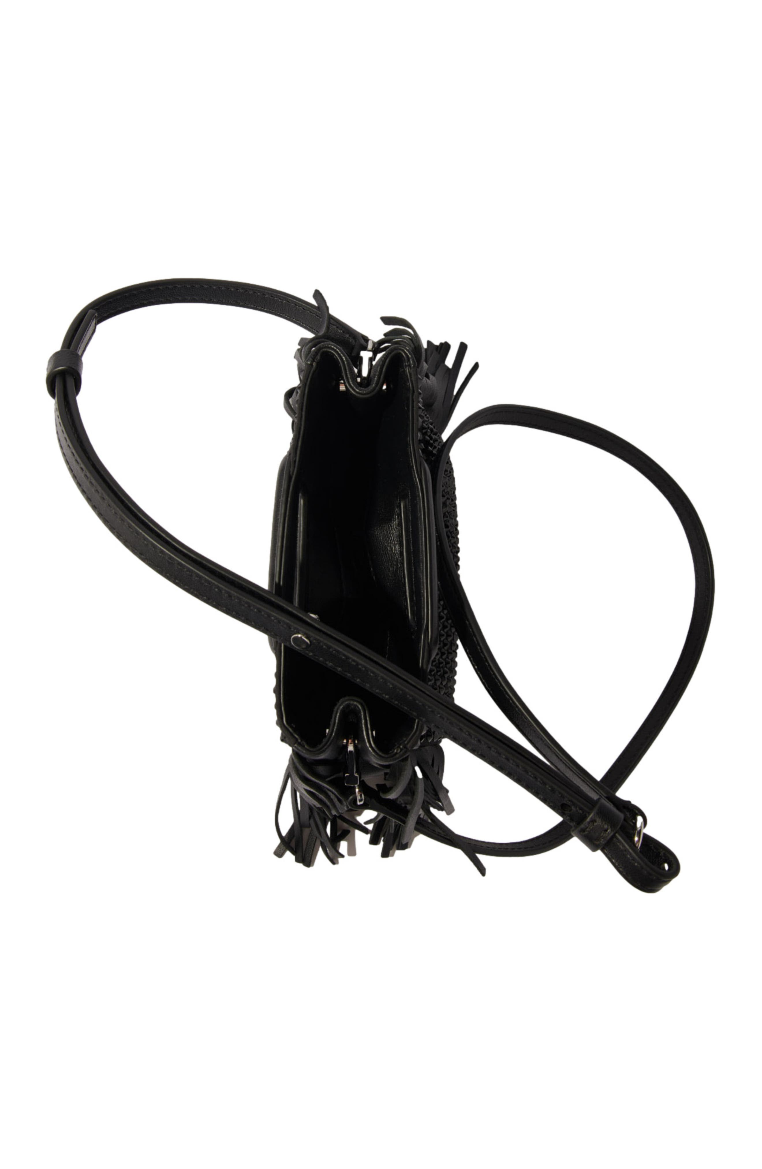 maje M mini rhinestone bag, Alternate, color, 