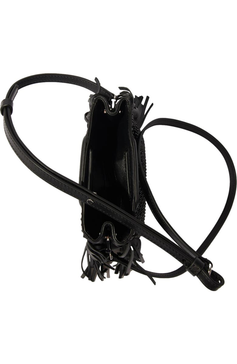 maje M mini rhinestone bag, Alternate, color,