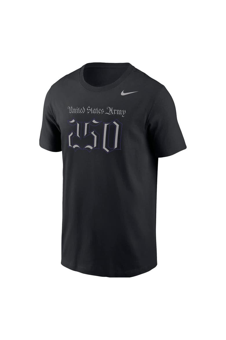 Men's Nike Black Army Black Knights Army 250 Collection T-Shirt, Alternate, color, Black