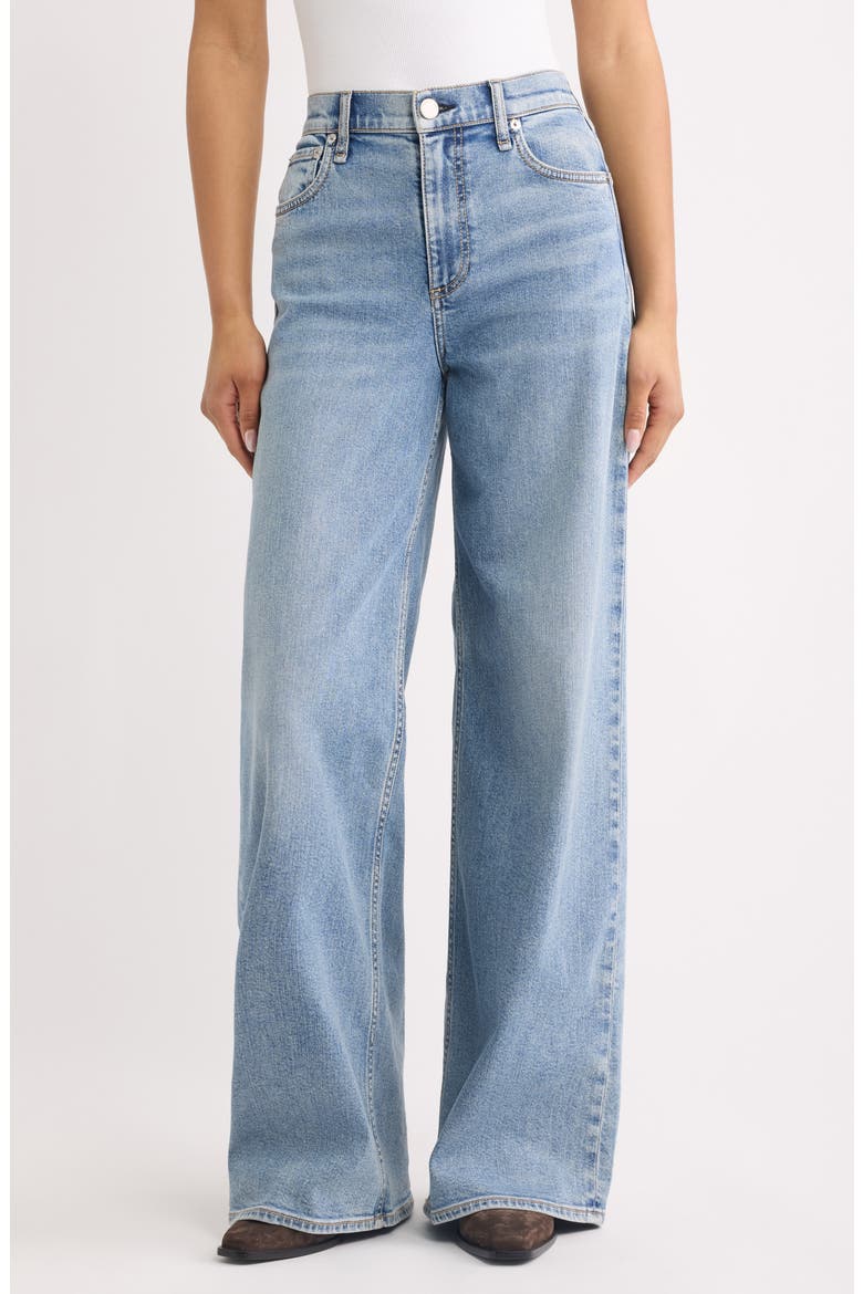 Featherweight Sofie High Waist Wide Leg Jeans, Main, color, MARGO