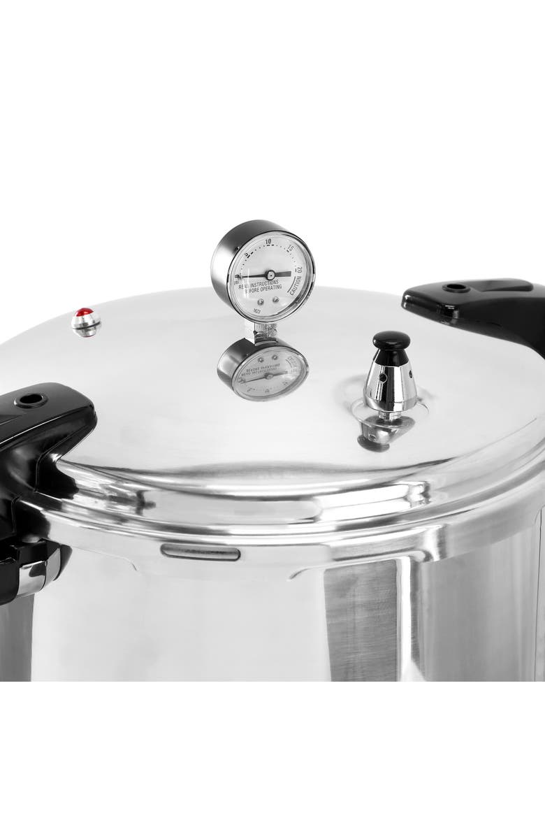 24 Quart Aluminum Stovetop Pressure Cooker, Alternate, color, Silver
