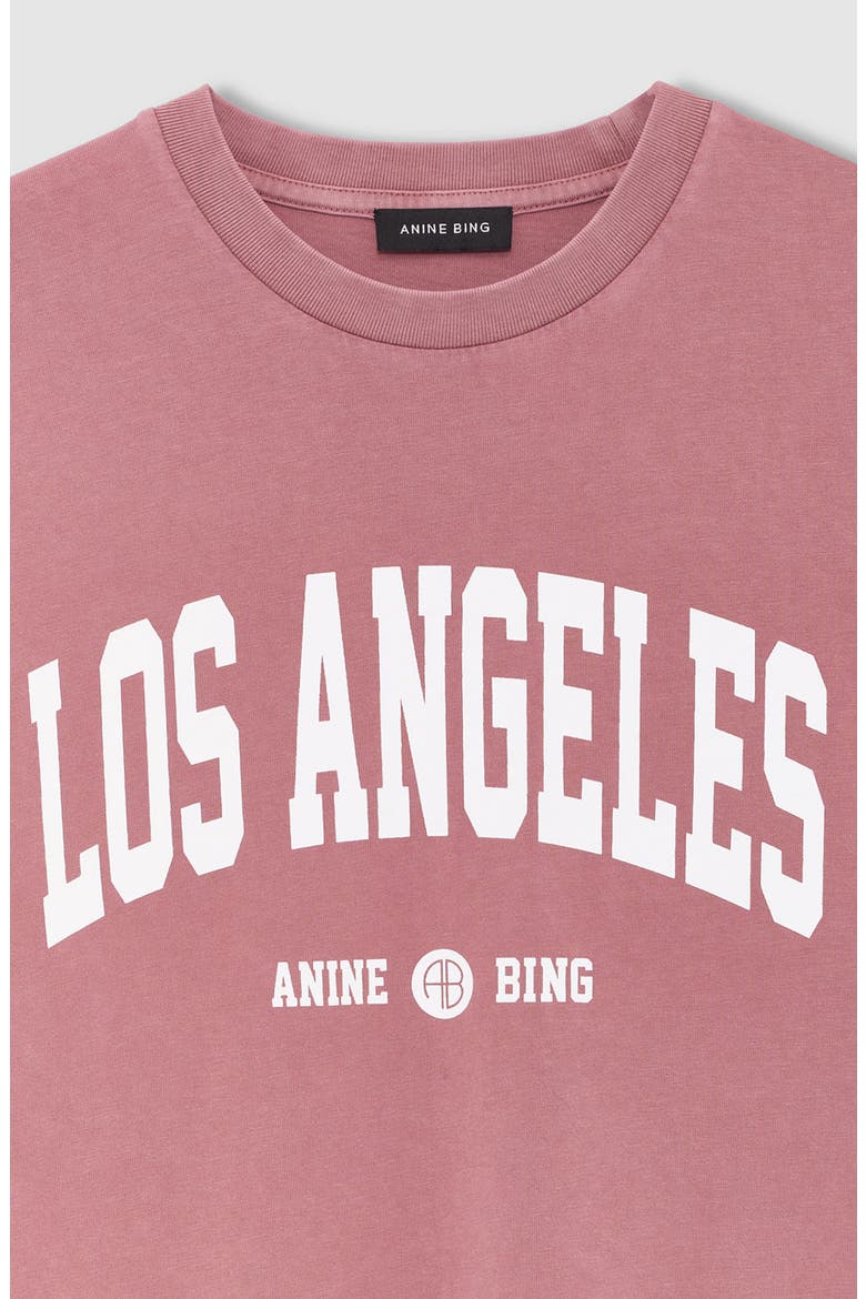 Cade Los Angeles University Tee, Alternate, color, Earth Red