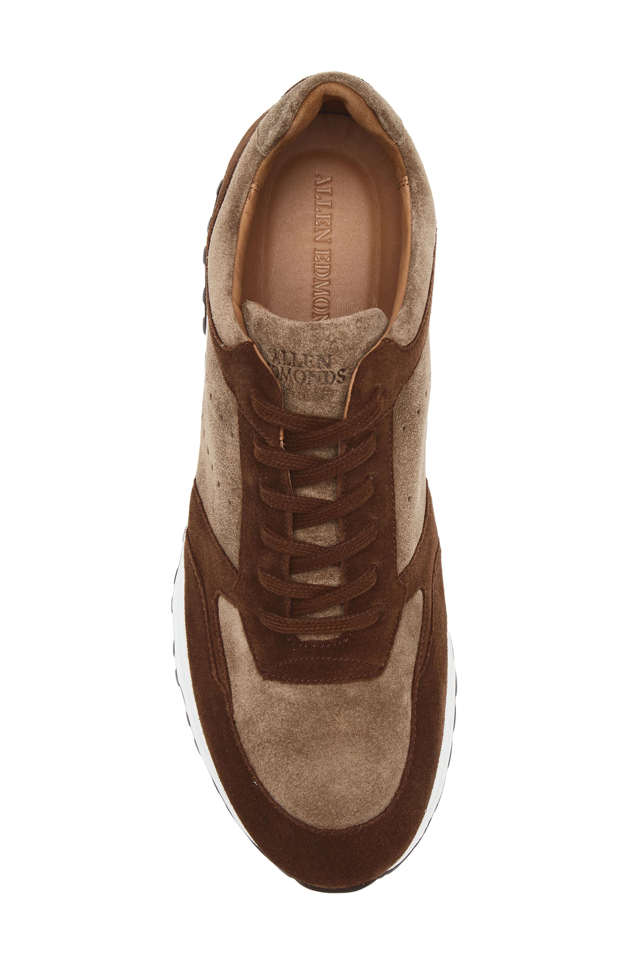 Allen Edmonds Everett Slip-On Sneaker, Alternate, color, Dark Brown