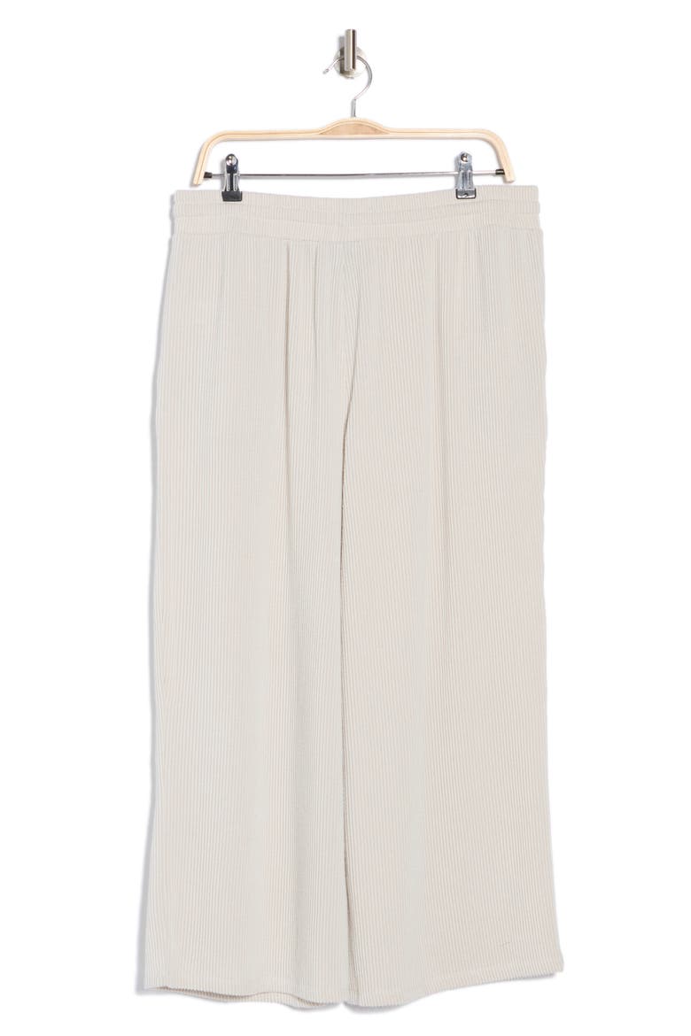 Ember Ribbed Wide Leg Pants, Alternate, color, EGRET