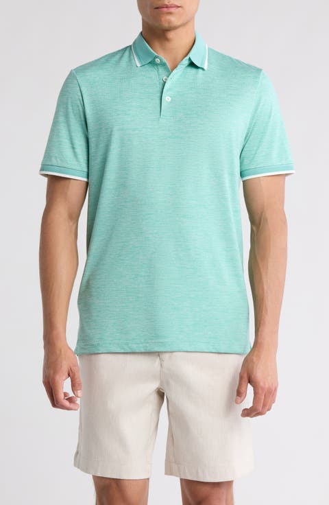 Tipped Collar Performance Knit Polo