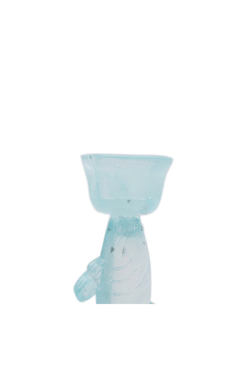 Gallerie II Fish Glass Coastal Novelty Candle Holders Set of 2, Alternate, color, Blue