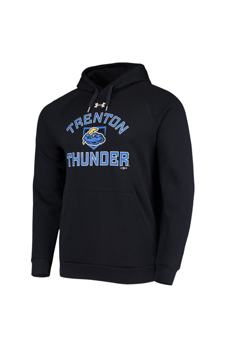 Under Armour Men's Under Armour Black Trenton Thunder All Day Raglan Fleece Pullover Hoodie, Alternate, color, Black