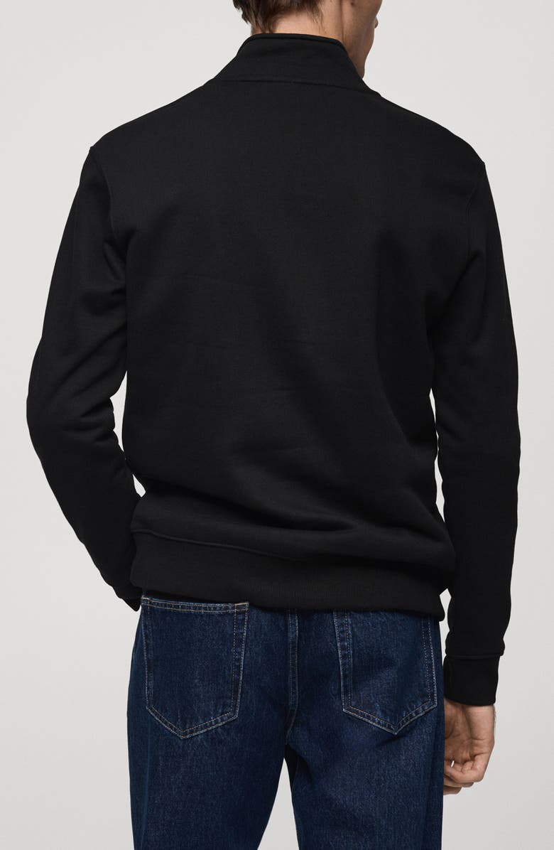 MANGO Half Zip Pullover, Alternate, color, 
