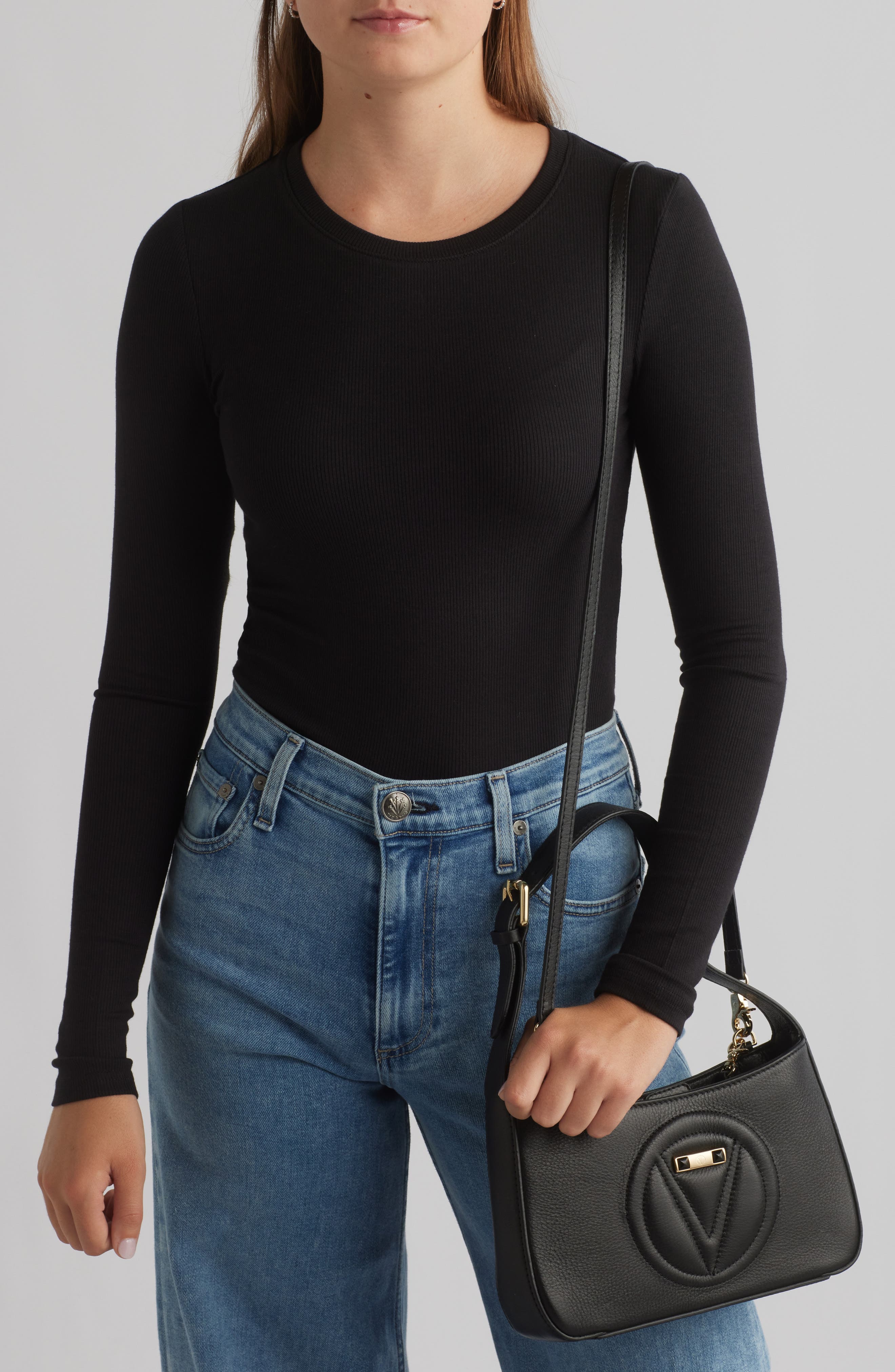 VALENTINO BY MARIO VALENTINO Kai Signature Shoulder Bag, Alternate, color, 