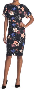 Alexia Admor Dolman Sleeve Sheath Dress