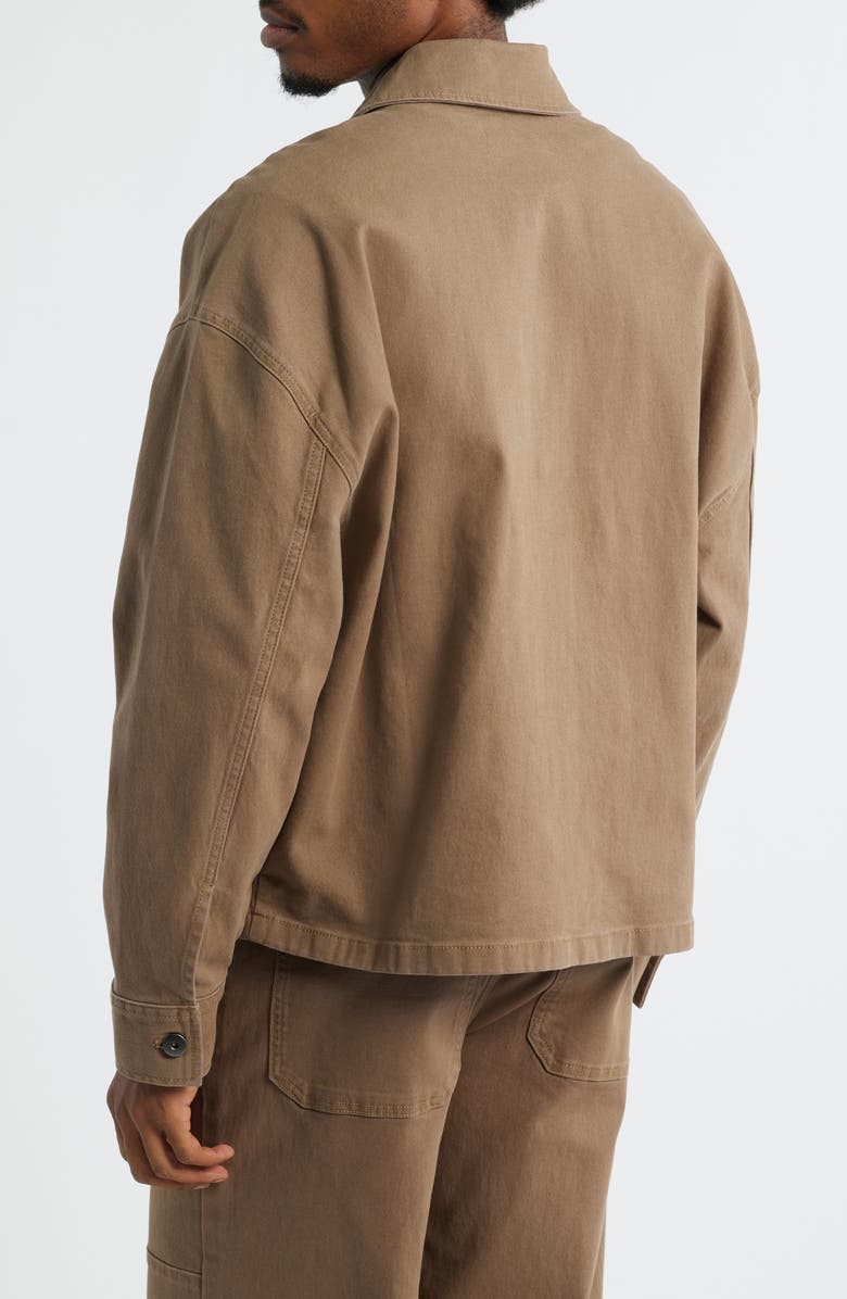 BP. Canvas Workwear Jacket, Alternate, color, Brown Shiitake