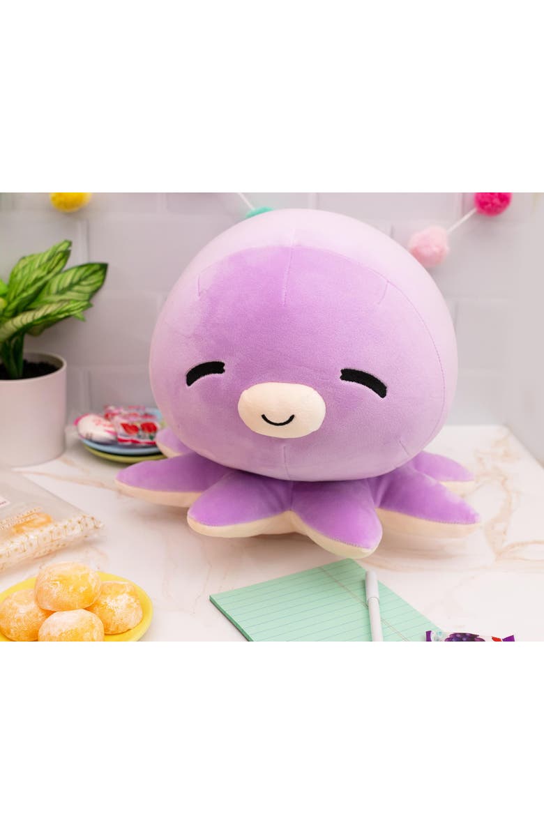 Toynk MochiOshis 12-Inch Character Plush Toy Animal Purple Octopus | Ibuki Inkyoshi, Alternate, color, Purple