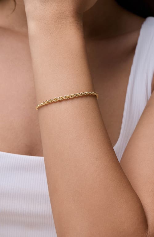 Bony Levy 14k Gold Graduated Rope Bracelet In Gold