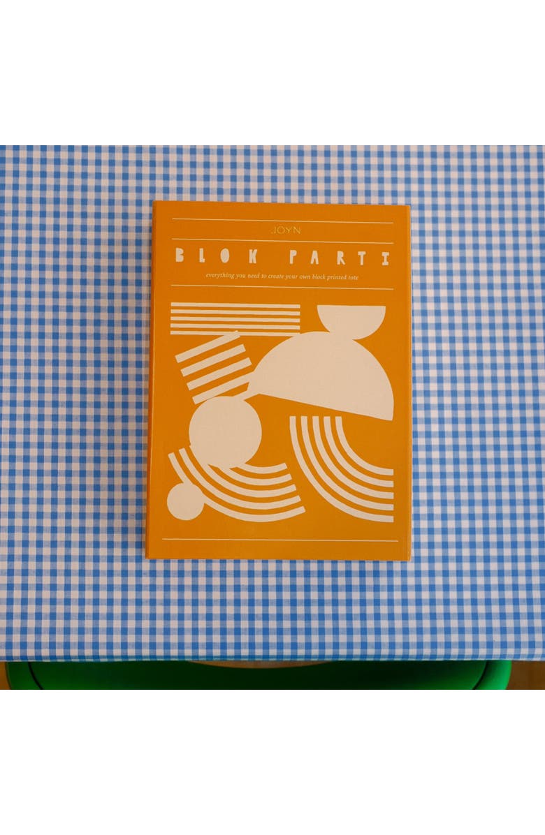 JOYN Block Printing Kit - Abstract Print Tote Bag, Alternate, color, 