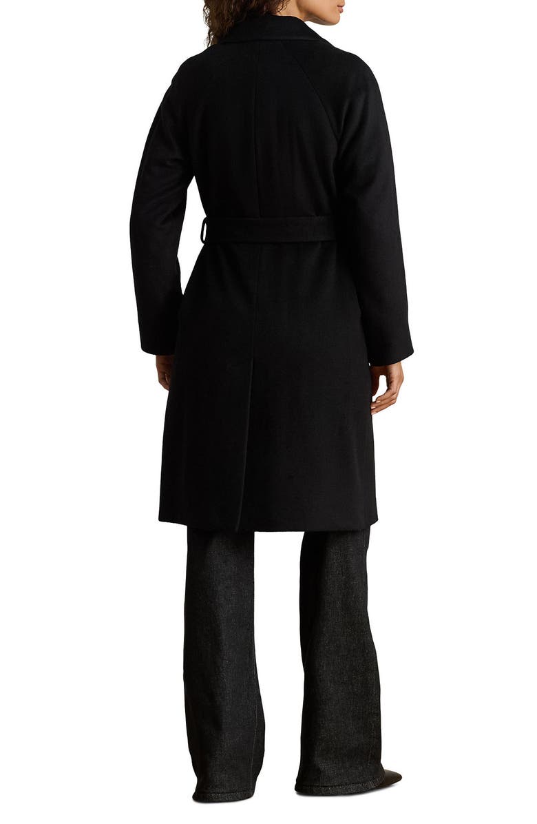 Lauren Ralph Lauren Wool Blend Jacket, Alternate, color, Black