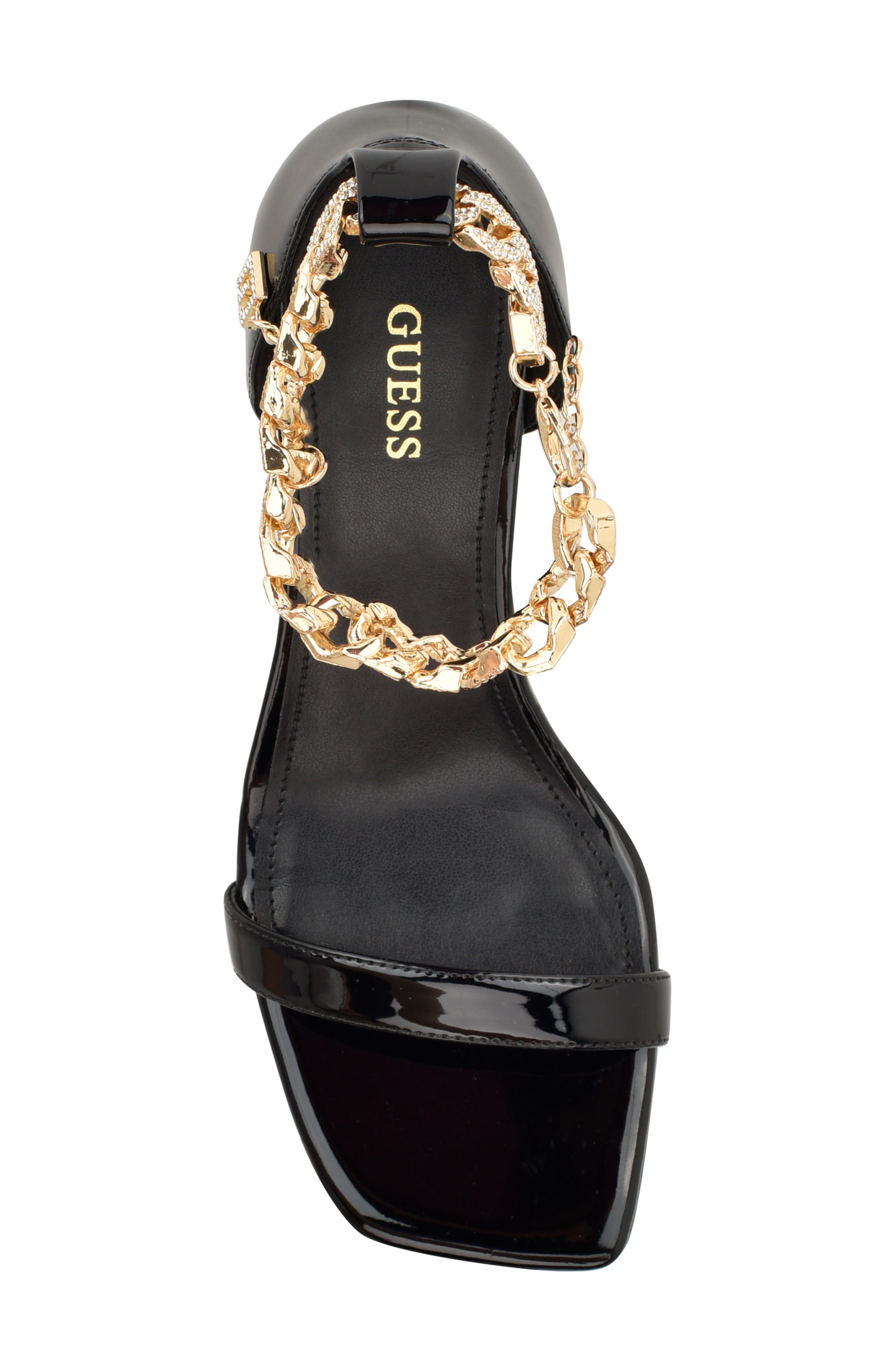 GUESS Remo Chain Ankle Strap Sandal, Alternate, color, 